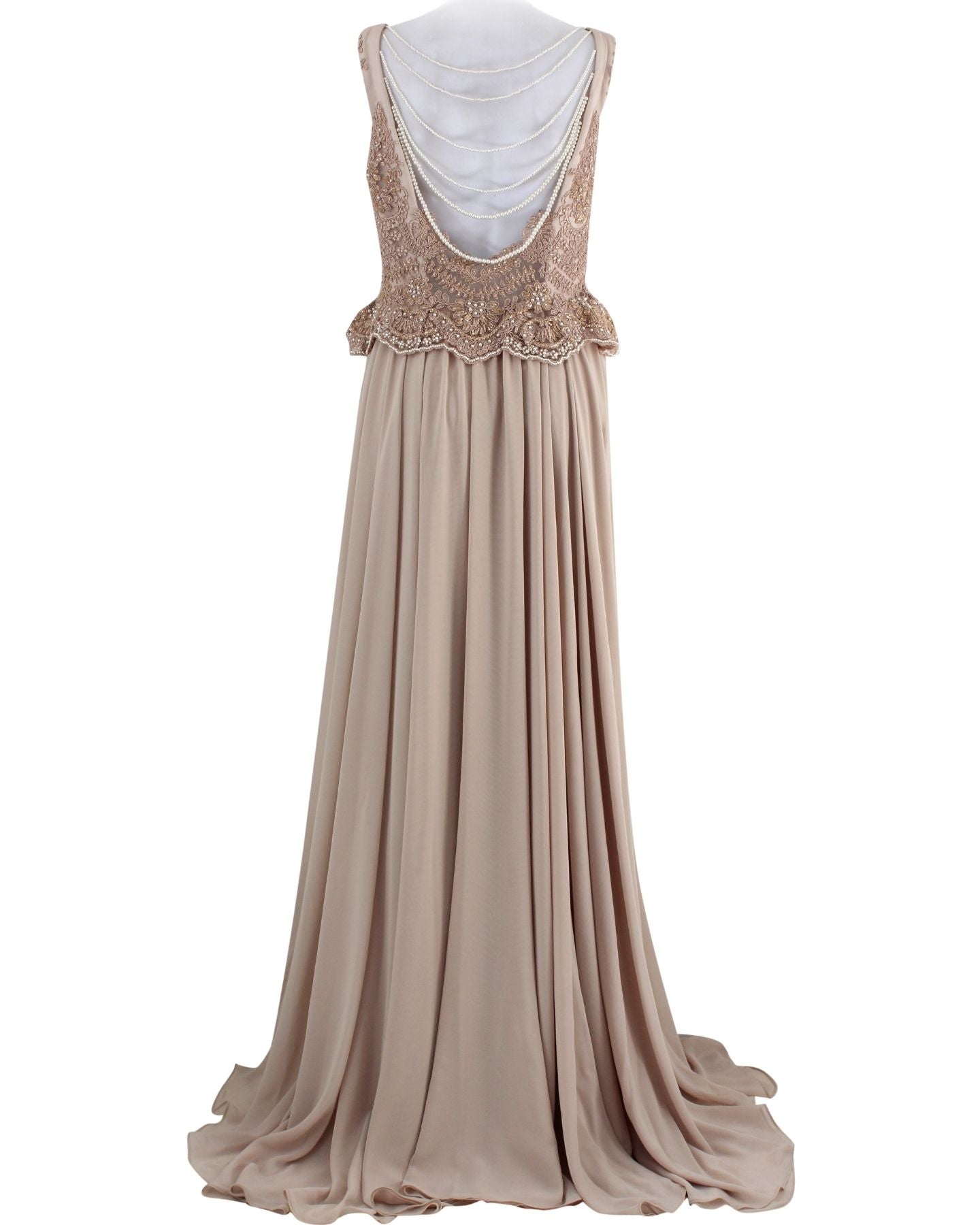 SAND NUDE DRESS