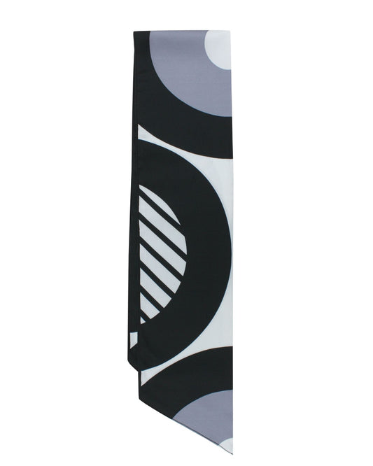 Moonlit serenity - SLIM SCARF - BOLD DOTS