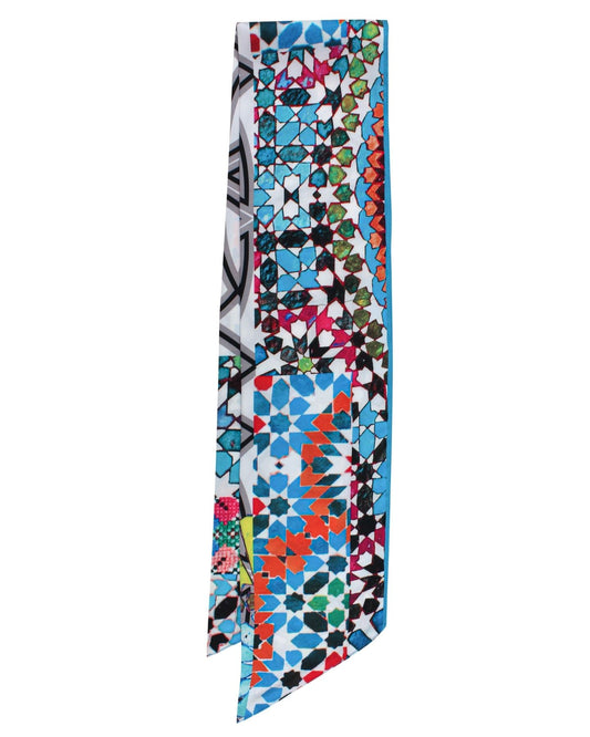 Moonlit serenity - SLIM SCARF - MOROCCO