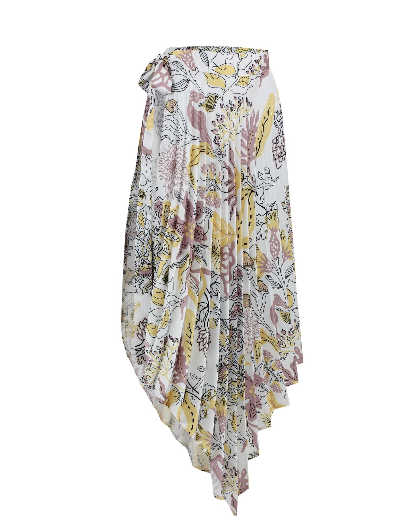 Moonlit serenity - PLEATED BELT SKIRT - FANTASY
