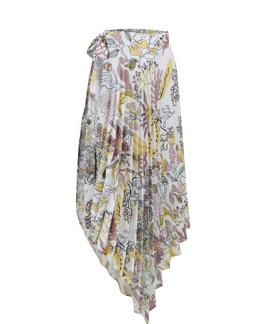 Moonlit serenity - PLEATED BELT SKIRT - FANTASY