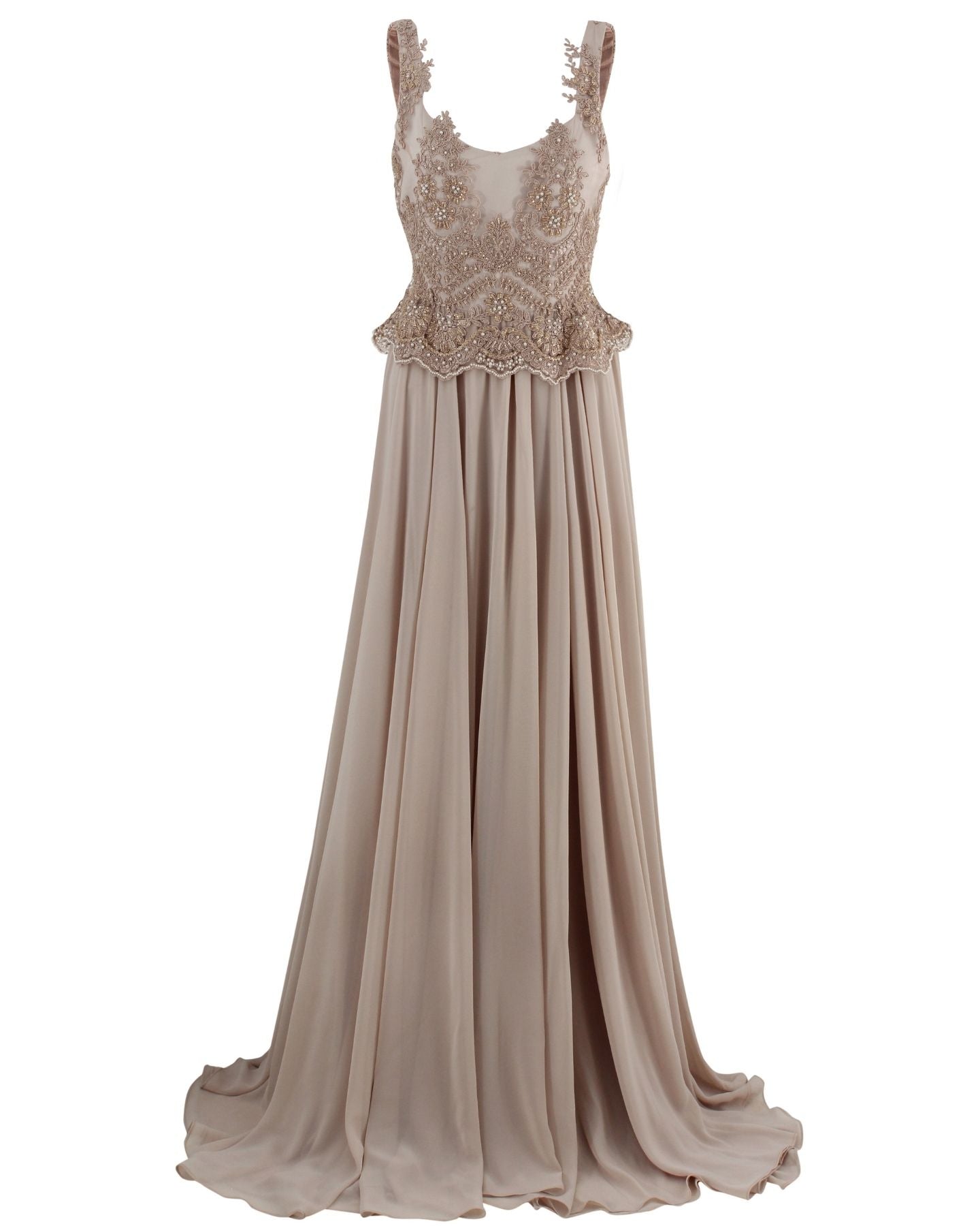 SAND NUDE DRESS