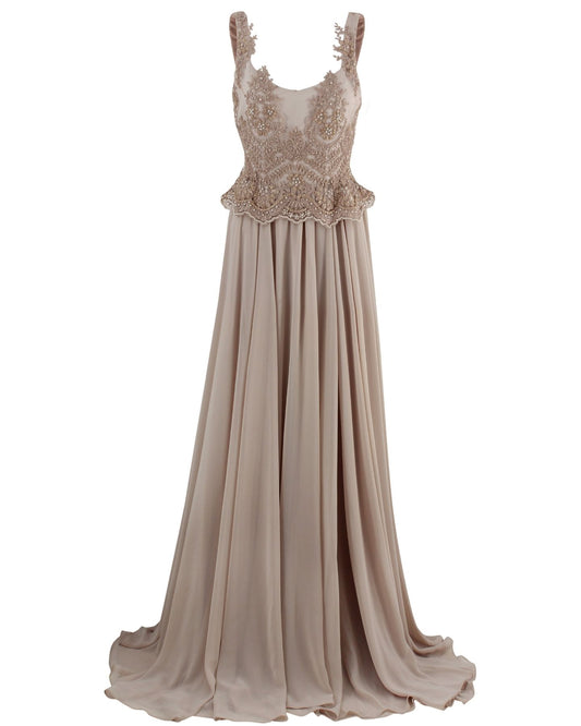 SAND NUDE DRESS