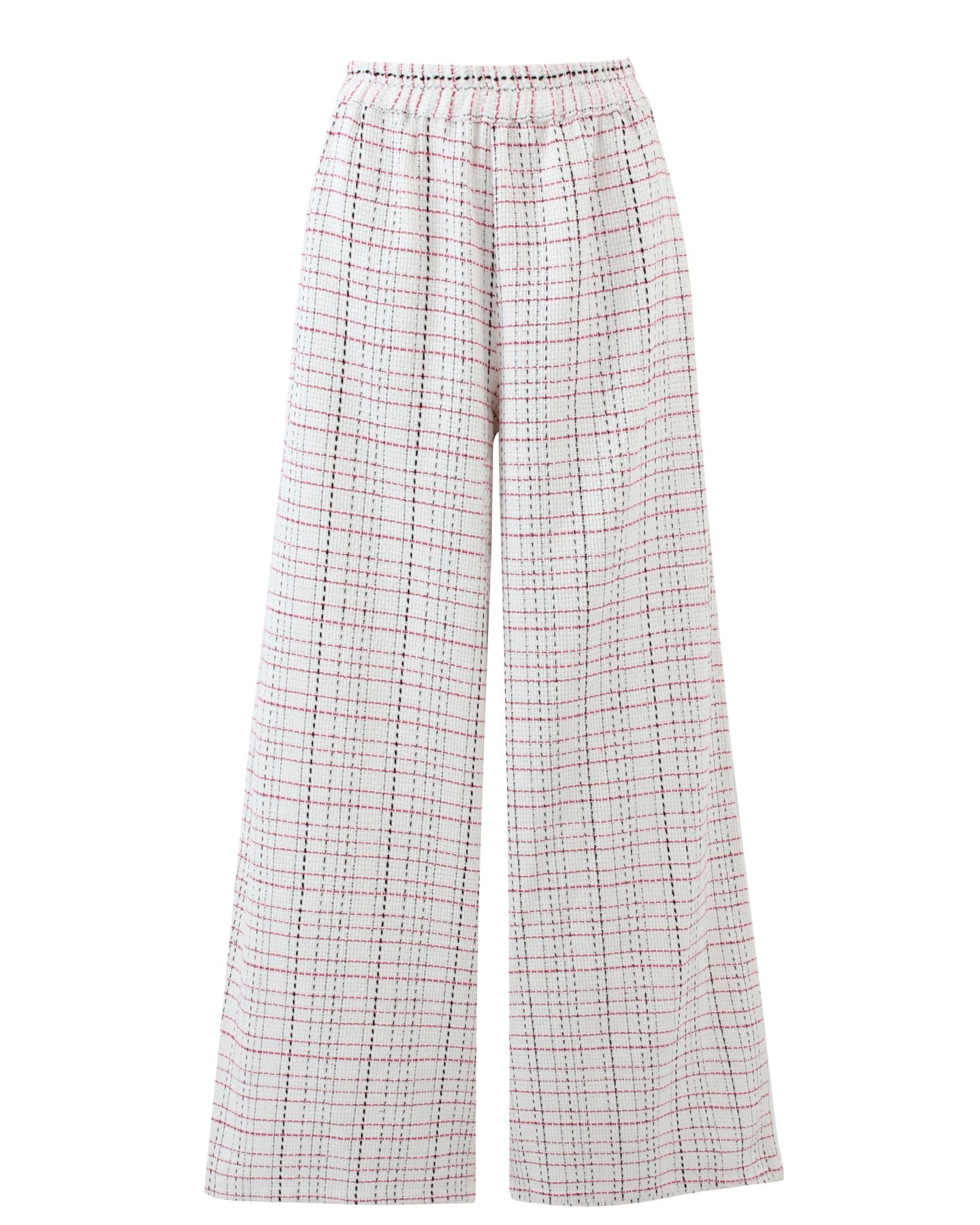 Plaid pants on a white background