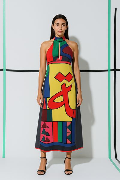 ECHOES - HALTER DRESS