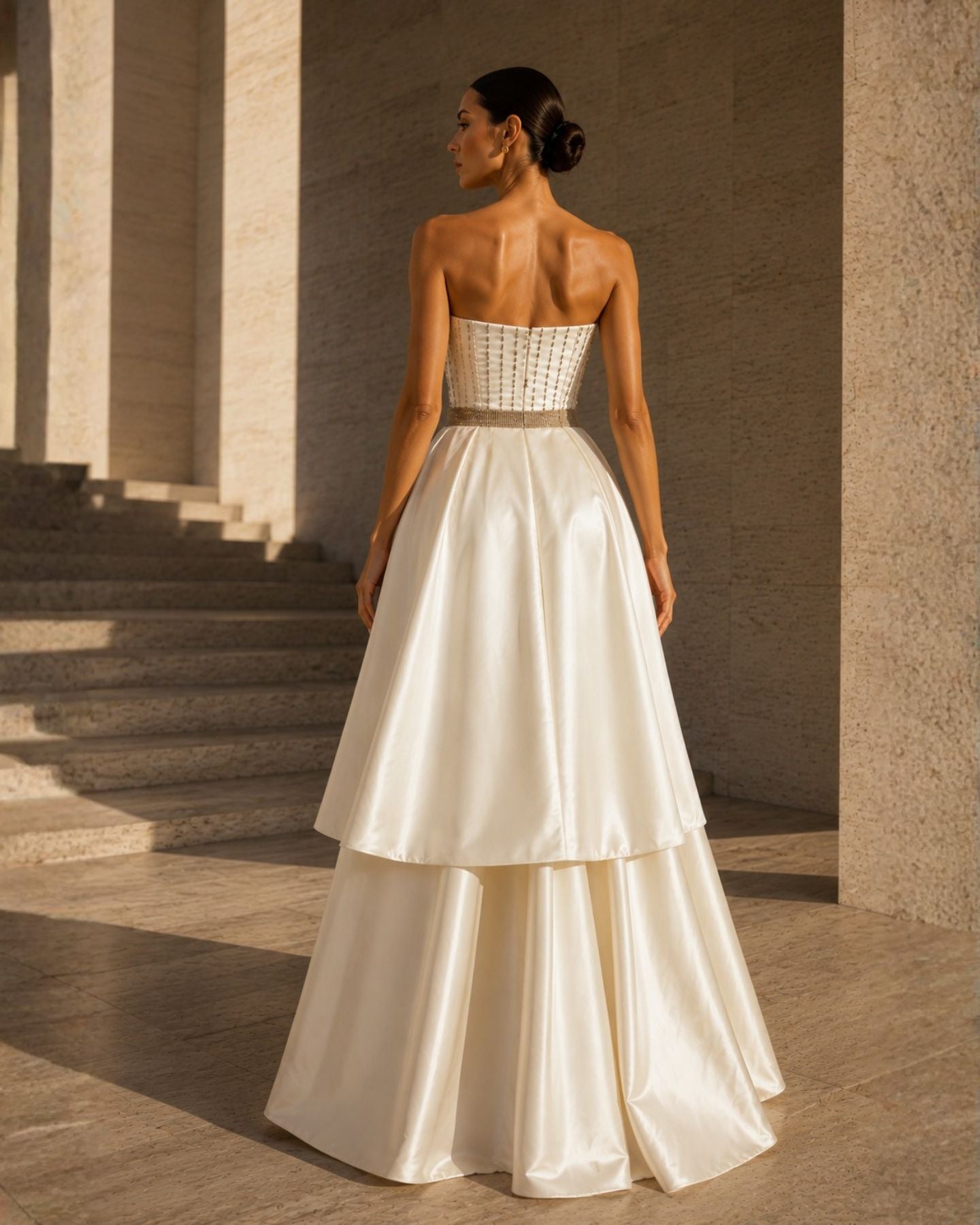 2 PIECES BRIDAL DRESS