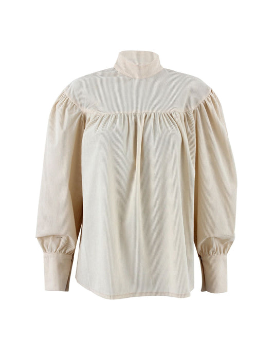 She Knows CORDUROY BLOUSE