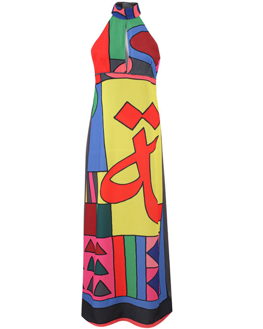 ECHOES - HALTER DRESS