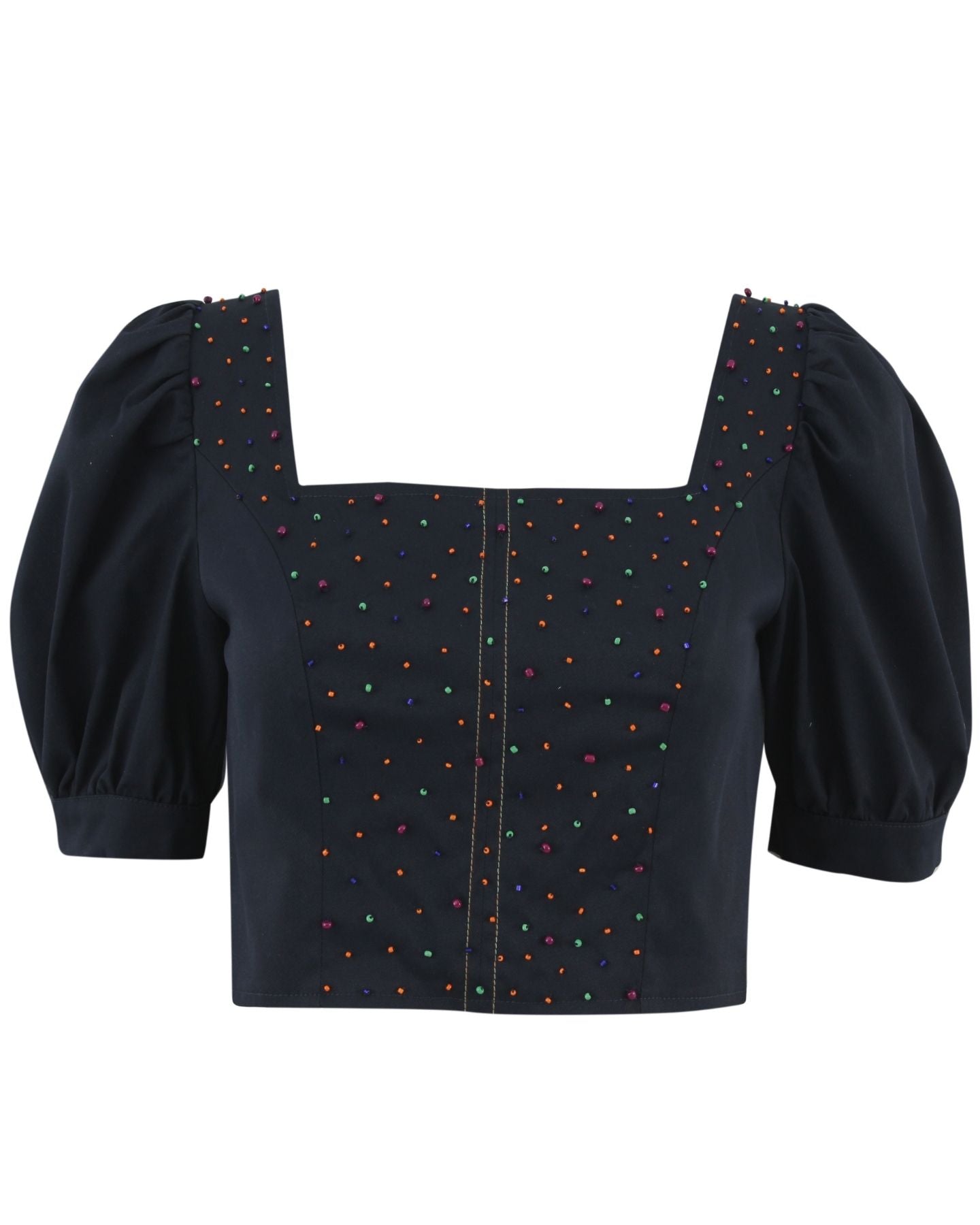 Gueliz Puff Square Blouse (بلوزة جليز بف سكوير)