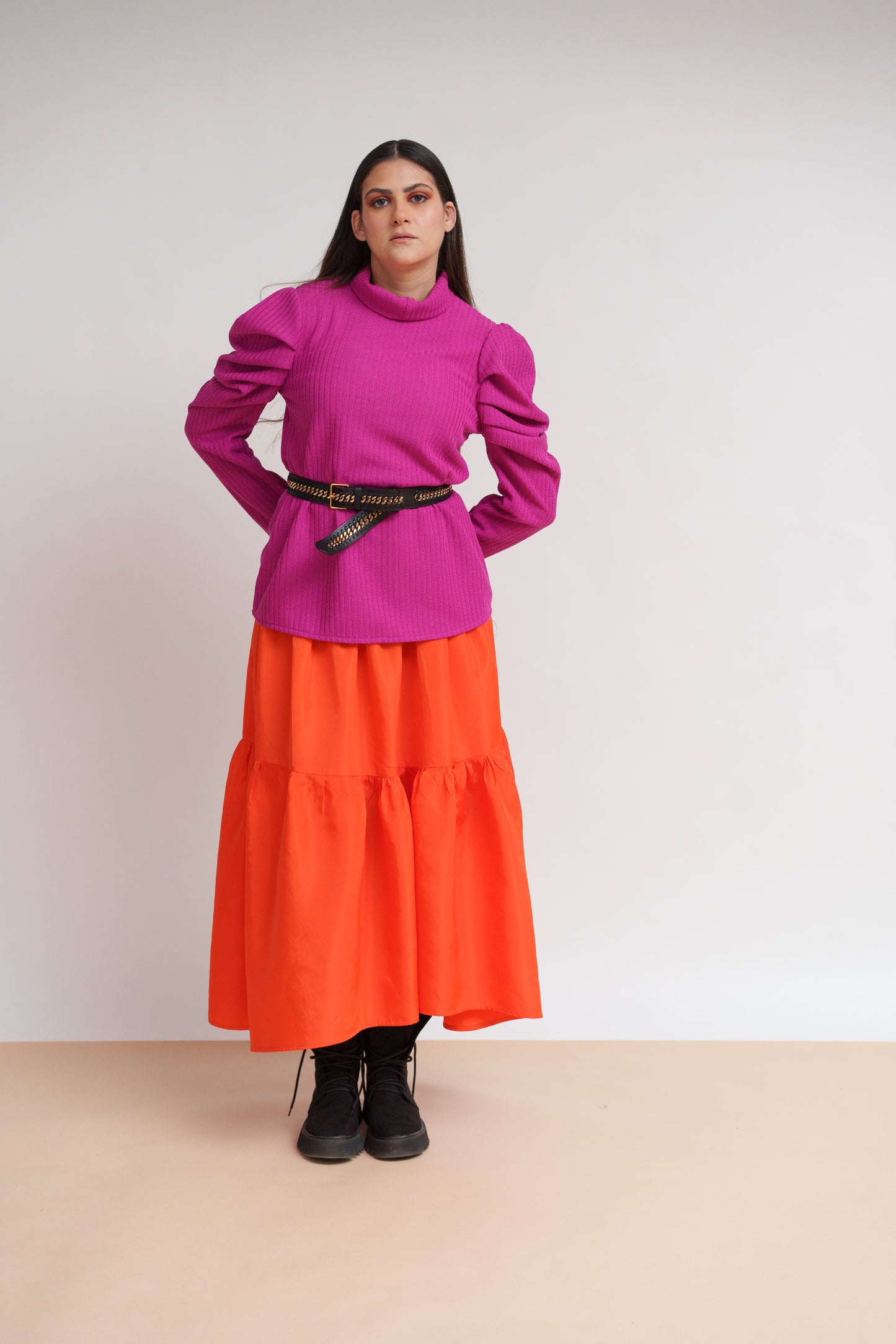 RITZY TIERED SKIRT