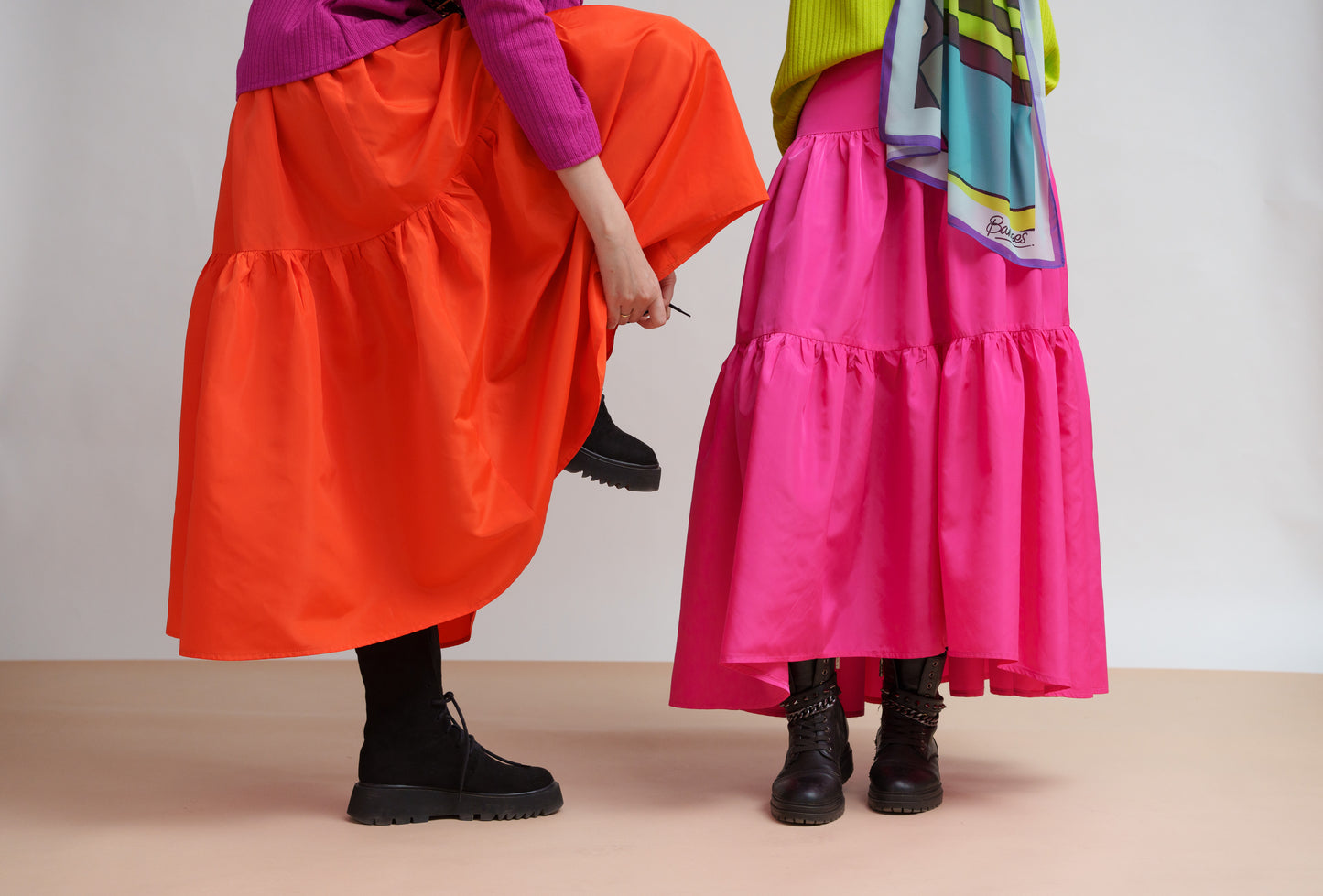 RITZY TIERED SKIRT