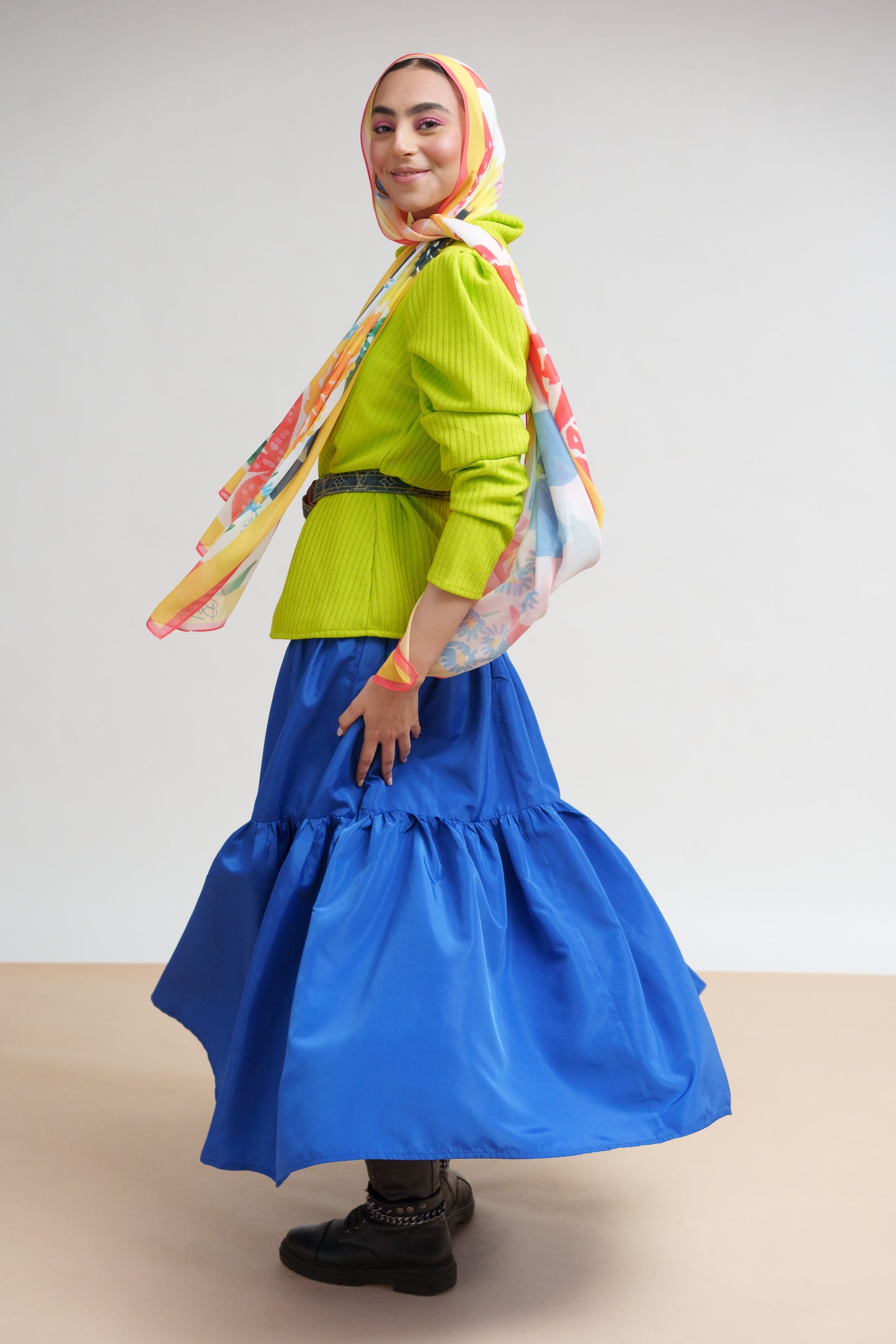 RITZY TIERED SKIRT