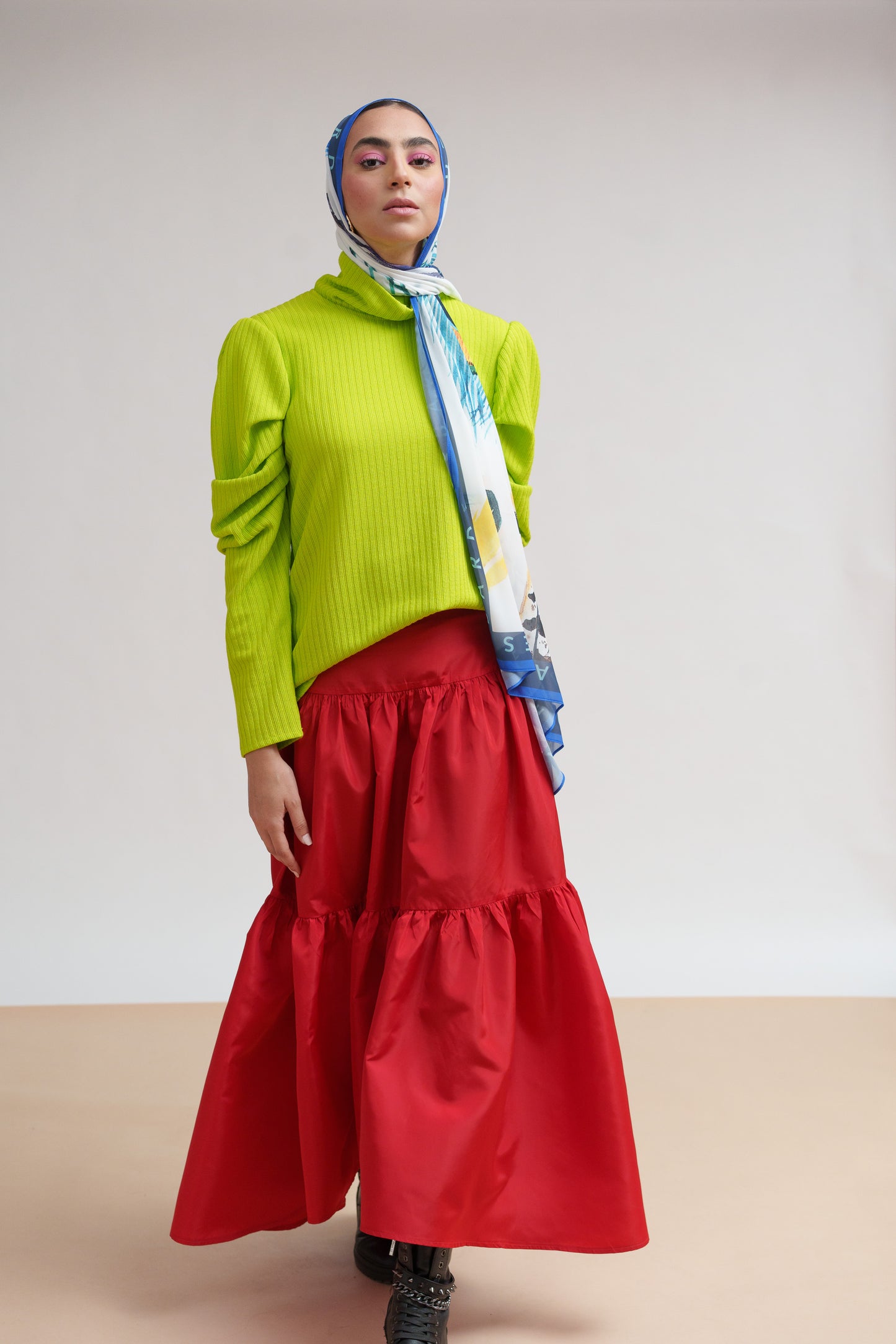 RITZY TIERED SKIRT