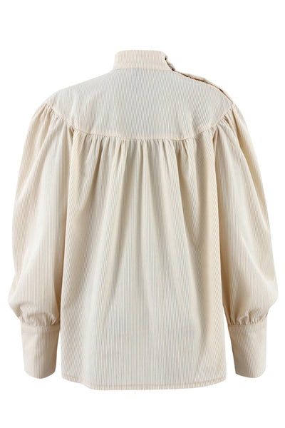 She Knows CORDUROY BLOUSE
