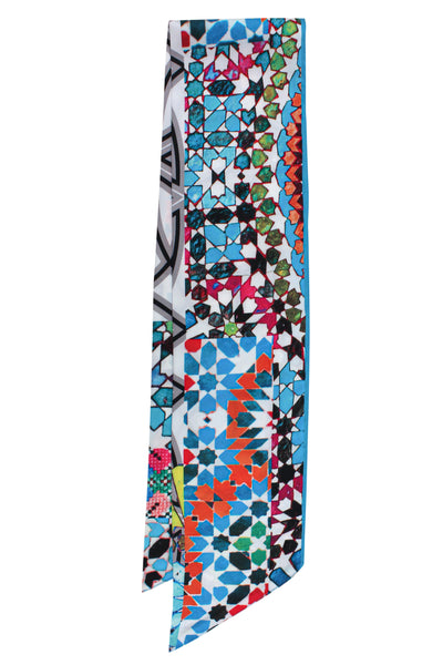 Moonlit serenity - SLIM SCARF - MOROCCO