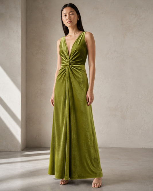 Sahara Twist Slip Dress (فستان الصحراء)