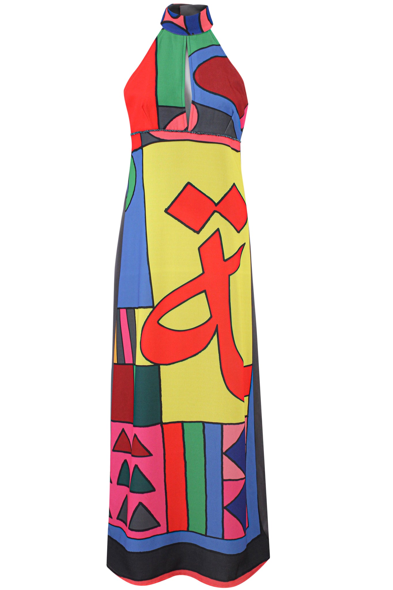 ECHOES - HALTER DRESS