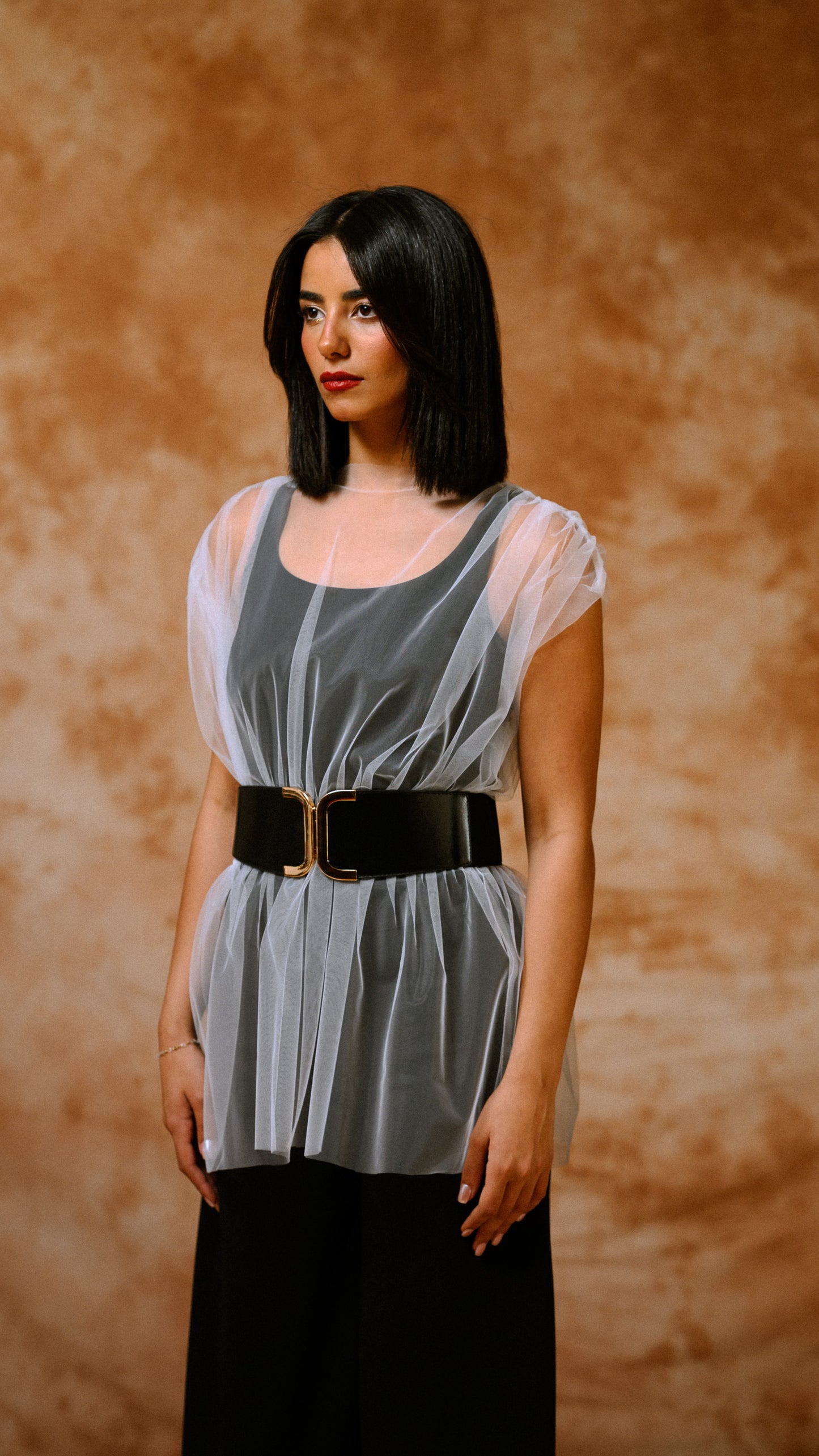 WASSAIL TULLE TOP