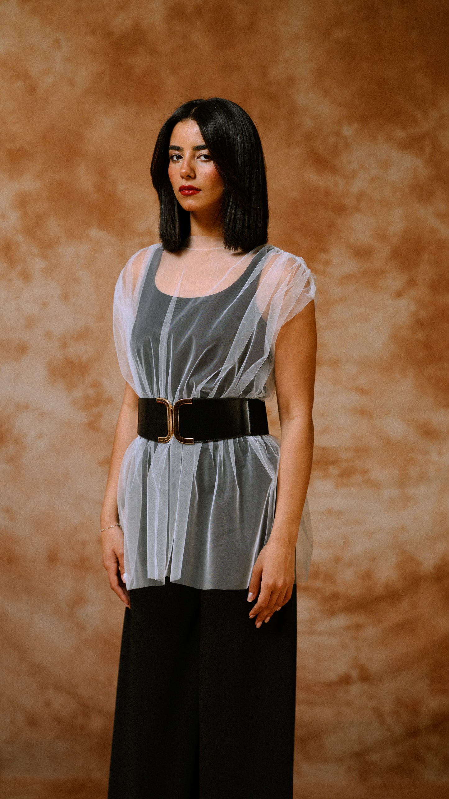 WASSAIL TULLE TOP