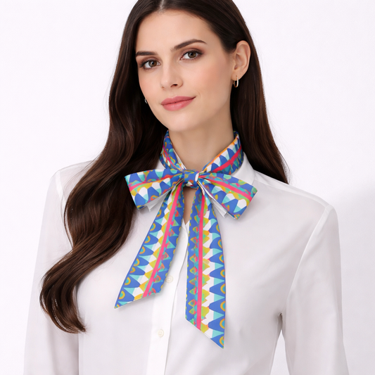 Moonlit serenity - SLIM SCARF - TRIBAL